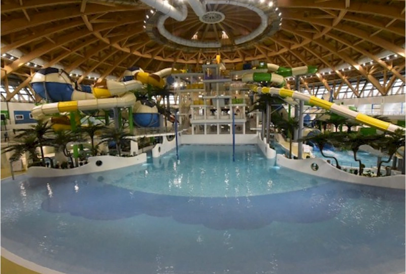 Открытие аквапарка в Новосибирске