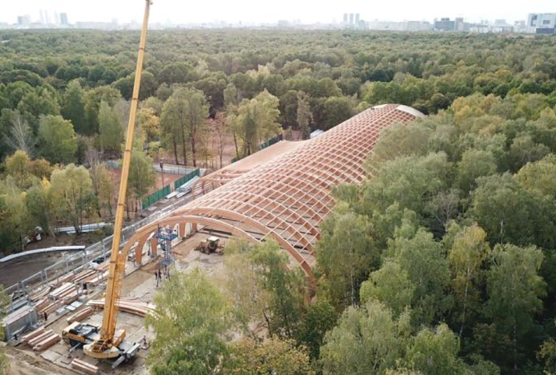 Теннисный центр на 10 кортов в Сокольниках