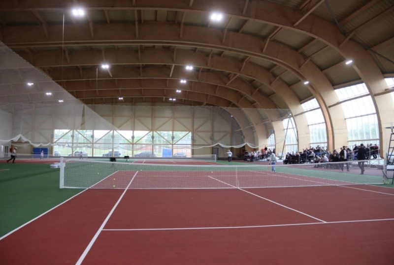 Открытие теннисного спортивного комплекса в Грозном